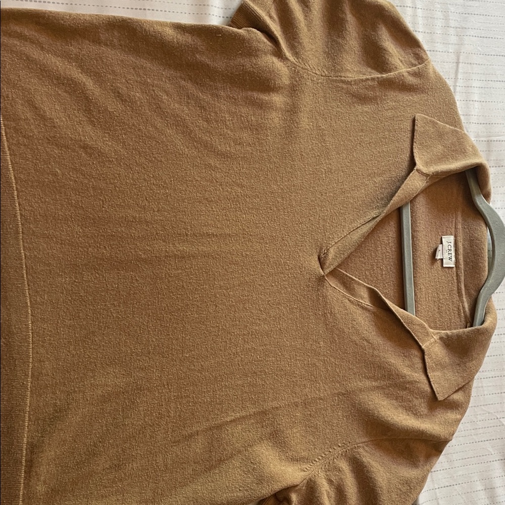 J. Crew Factory Tan Collared Top